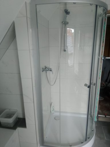 Einbau Eckdusche
